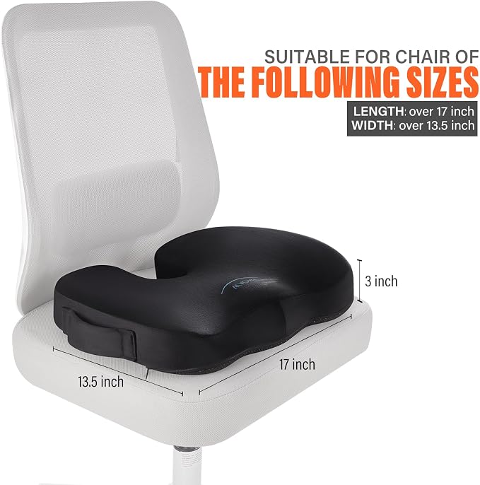 WAOAW Seat Cushion, Office Chair Cushions Butt Pillow - Image 3