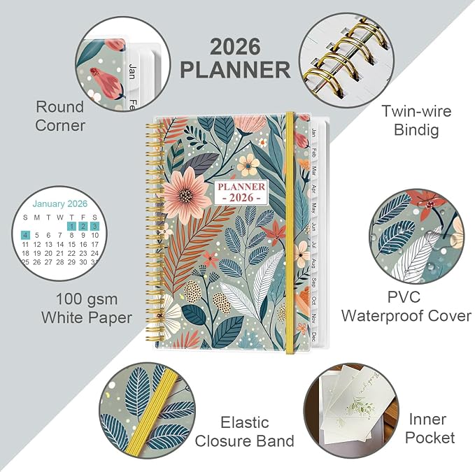 2026 Planner - Planner 2026 from January 2026 - December 2026, Weekly & Monthly - Image 2