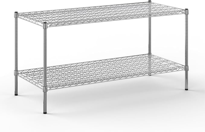 Regal Altair 24" Deep x 54" Wide x 27" Height Wire Shelving Kit | 2-Tier | NSF by Regal+Altair