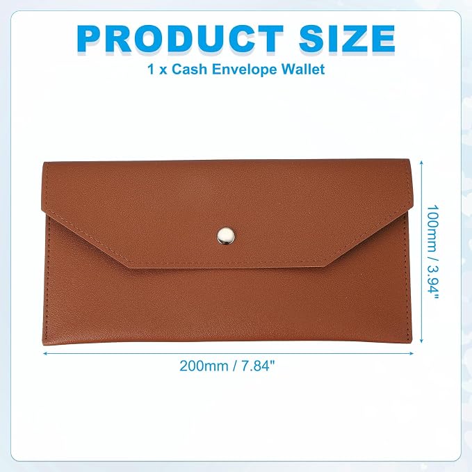PATIKIL Cash Envelope Wallet, Budget Cash Holder Reusable Money Bag Pouch - Image 2