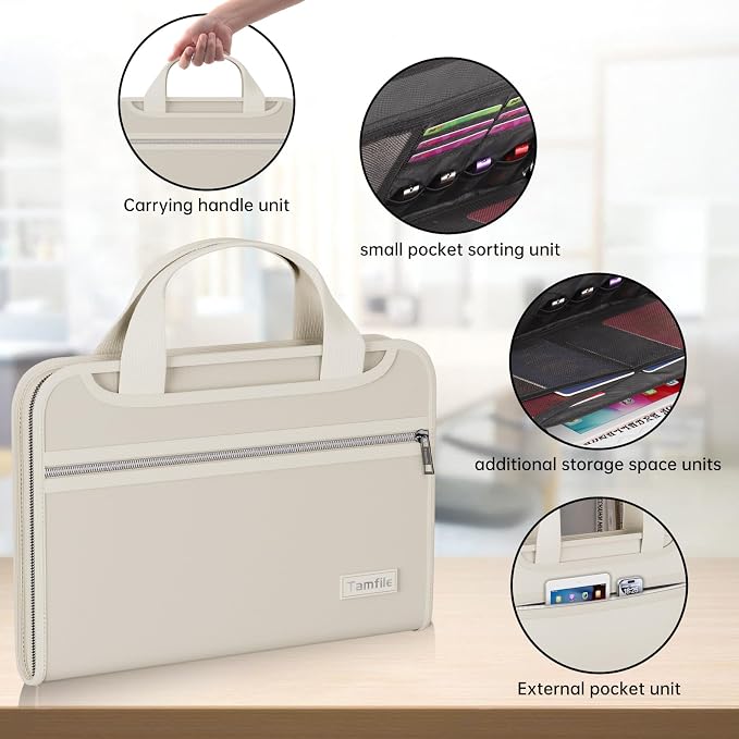 Tamfile Fireproof Accordion File Organizer - Image 5