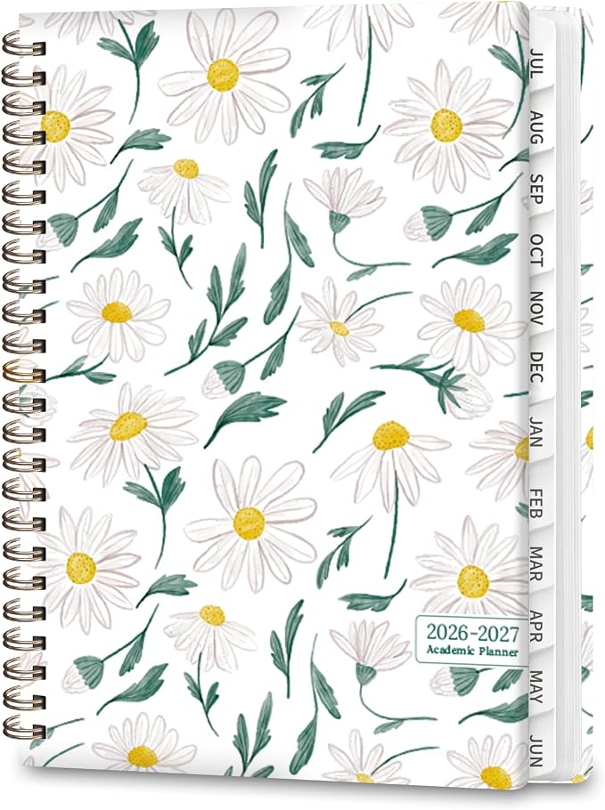 Planner 2026-2027, Weekly and Monthly Academic Year Calendar Planner, July 2026 by VALOME