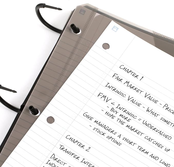 Five Star Flex Refillable Notebook + Study App, College Ruled Paper and 1 Inch - Image 3
