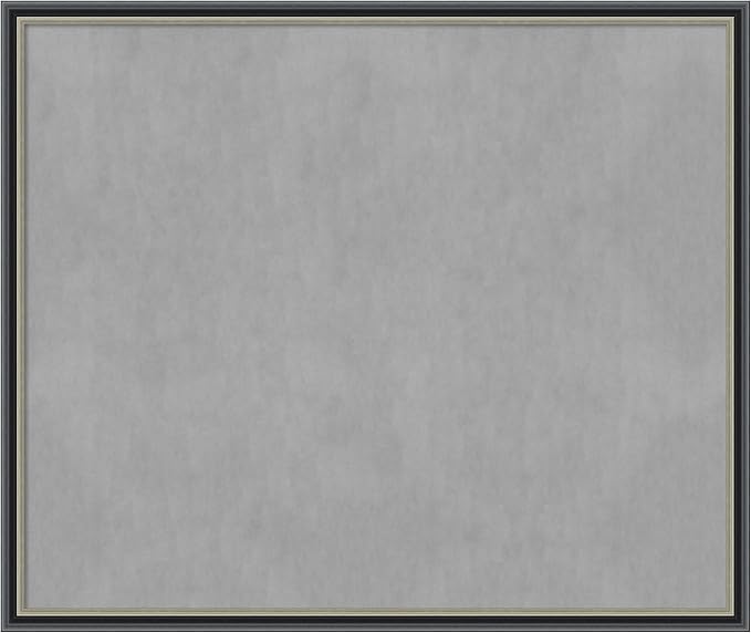 Amanti Art Black Framed Magnetic Board 43x51 Oversize Vision Board by AmantiArt