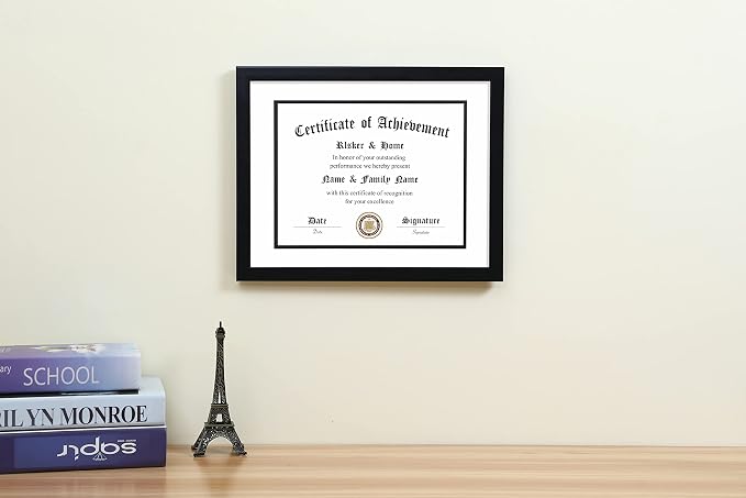 ELSKER&HOME 8.5x11 Diploma Frame, Display Degree or Award Frames - Image 3