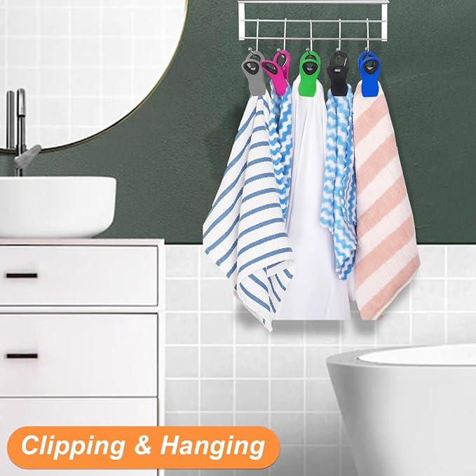 Jetmore 12 Pack Chip Clips, Bag Clips, Office Paper Clamps, Binder Clips - Image 5