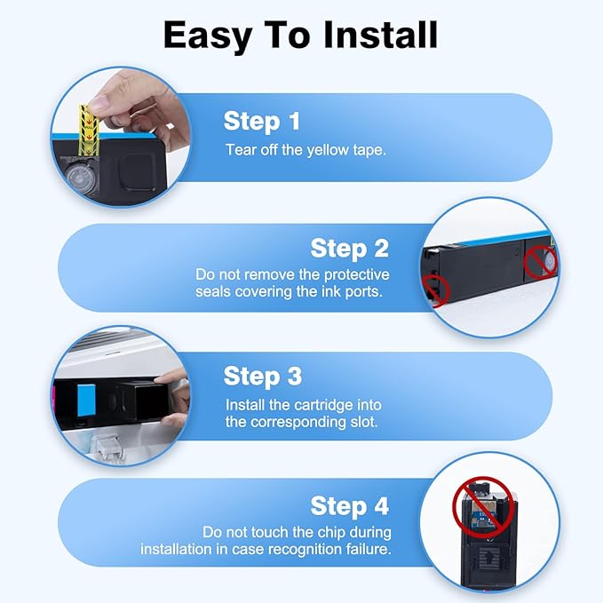 980 980X Remanufactured Ink Cartridge Replacement for 980X for HP Officejet Enterprise Color X555dn X585f X555xh Flow X585z MFP X585F X585dn Printer (1 BK 1 C 1 M 1 Y)-4pk-DeskLoop Office