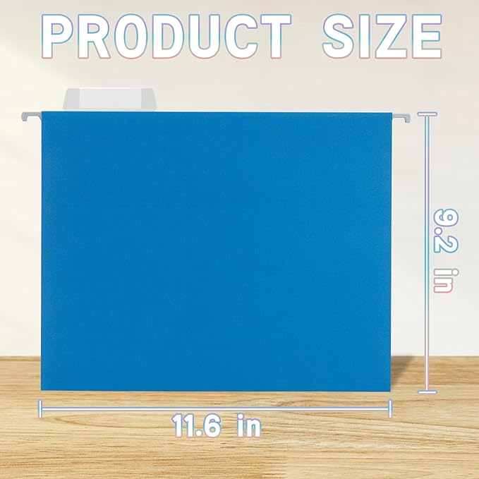 25 Packs File Folders Letter Size, Hanging File Folders, Hanging File Folders - Image 2