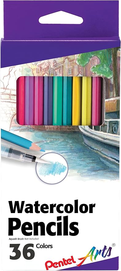Pentel Arts Watercolor Pencil Set - Image 5
