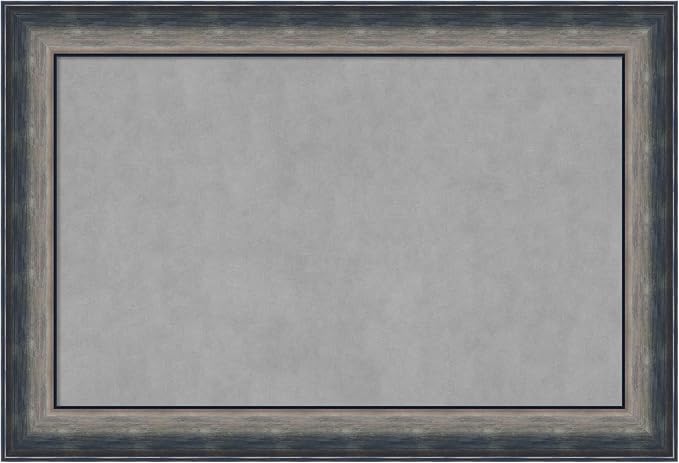 Amanti Art Silver Framed Magnetic Board 26x38 Large Vision Board by AmantiArt