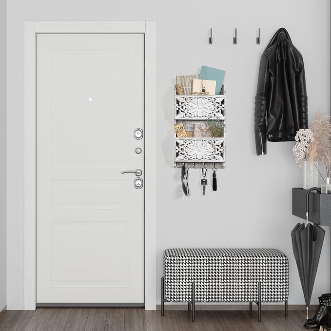 2-Slot Mail Organizer Wall Mount - Image 4