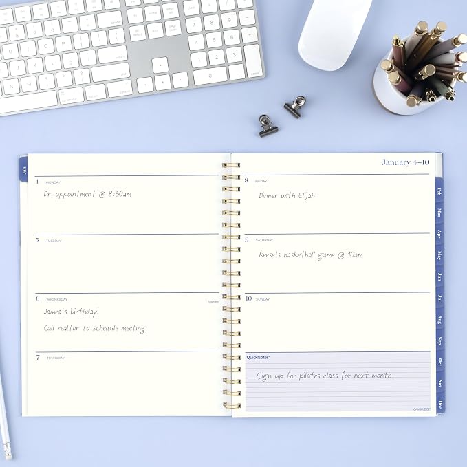 Mead Cambridge 2027 Planner, Weekly & Monthly, 8.5" x 11" - Image 2
