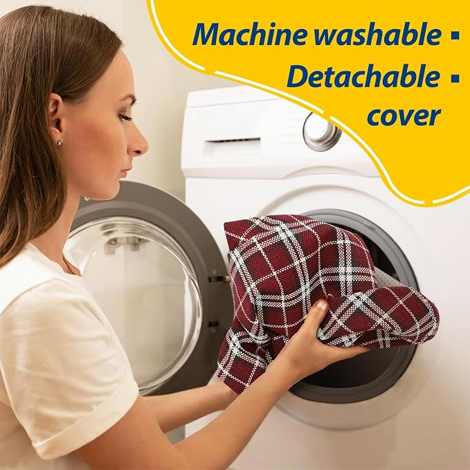 AAAAAcessories D-Shaped Chair Cushions, Machine-Washable Cover - Image 4