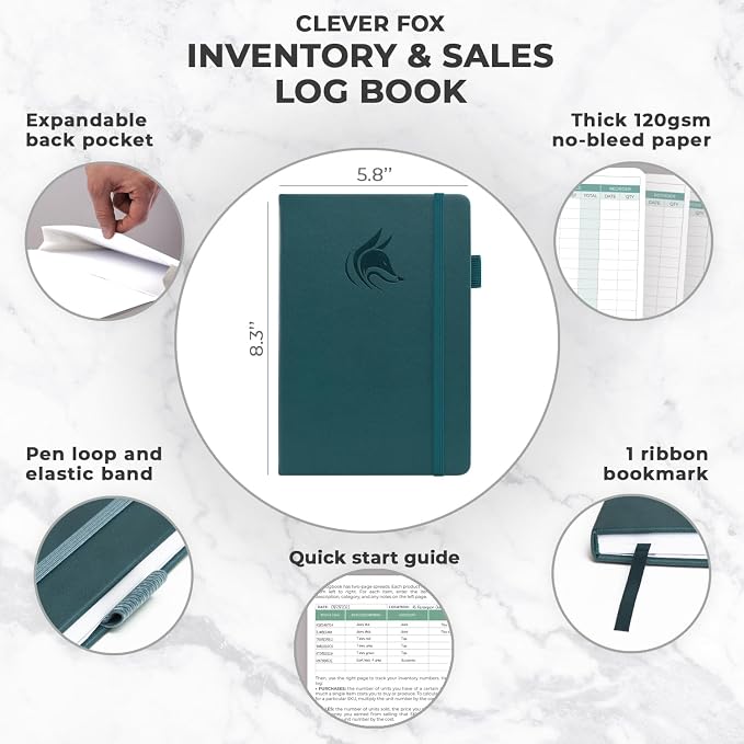 Clever Fox Inventory & Sales Log Book - Image 2