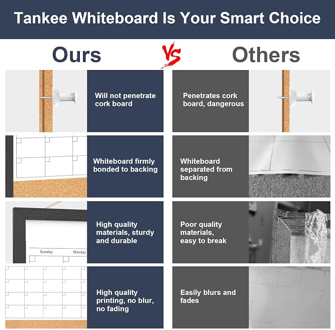 Dry Erase Calendar for Wall, 18x24 Inches Calendar Whiteboard for Wall - Image 3