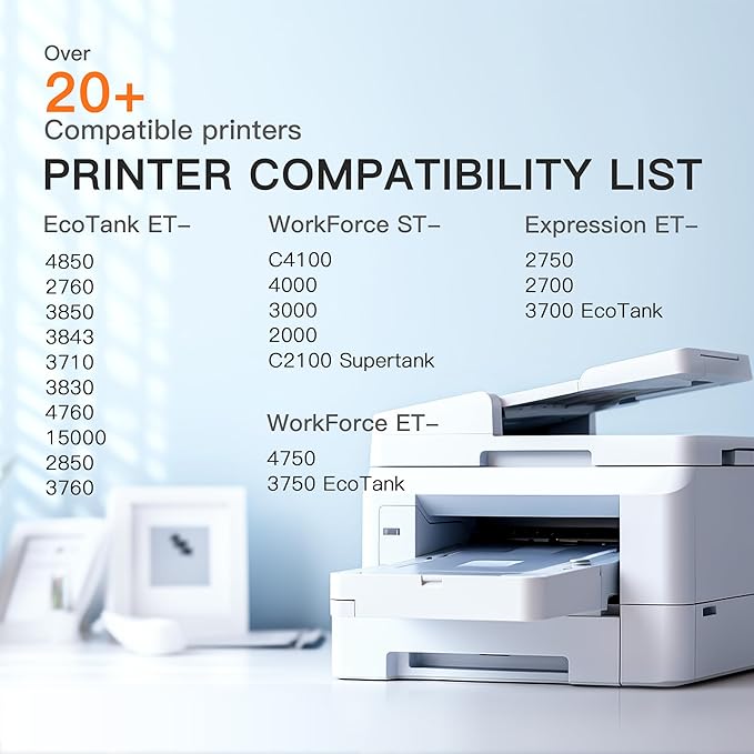 E-Z Ink Compatible Refill Ink Bottle Replacement for Epson 502 T502 522 T522 High Yield to use with ET-4760,ET-3760,ET-2760,ET-3710,ET-2750,ET-3700 Printer (Black, Cyan, Magenta, Yellow, 4 Pack)-DeskLoop Office