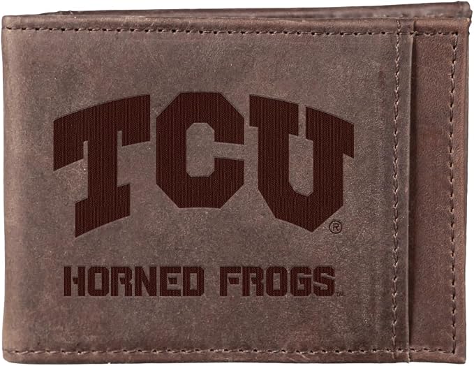 Team Sports America NCAA Texas Christian University Front Pocket Slim Wallet by TeamSportsAmerica