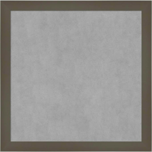 Amanti Art Grey Framed Magnetic Board 13x13 X-Small Vision Board by AmantiArt