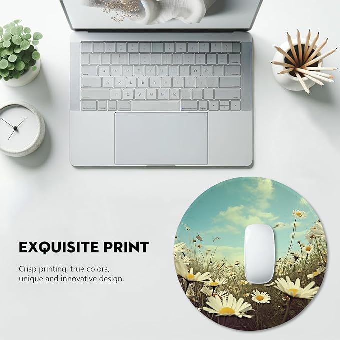 Serenity in Spring Daisies Mouse Pad - Image 6