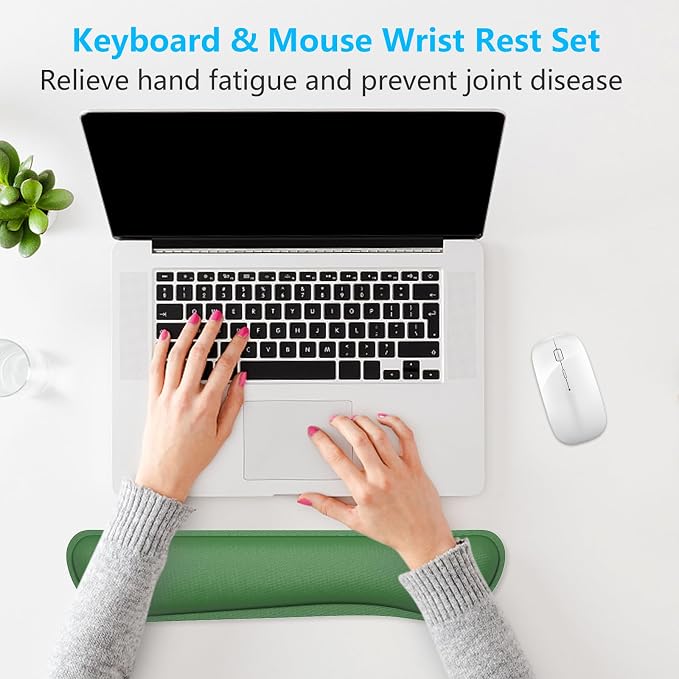 Dapesuom Enlarge Keyboard Wrist Rest, Memory Foam Keyboard Wrist Cushion - Image 7