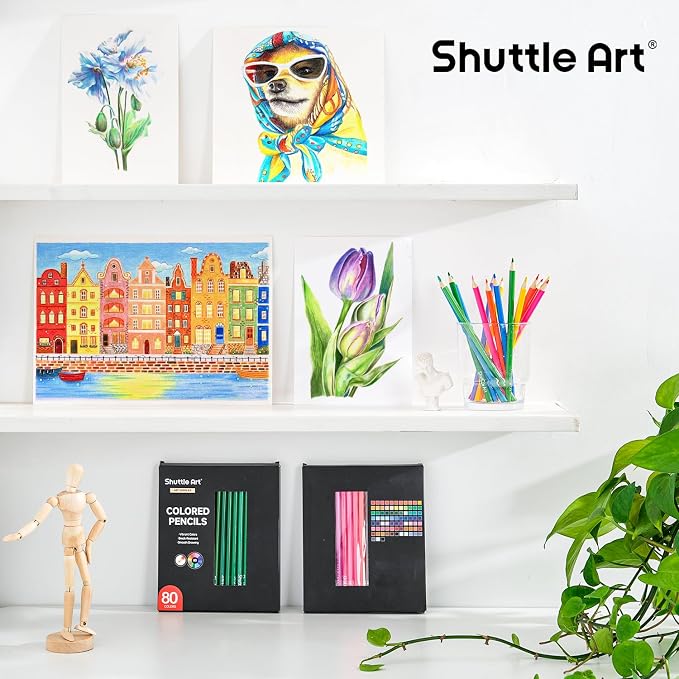 Shuttle Art 80 Colored Pencils, Colored Pencils - Image 8