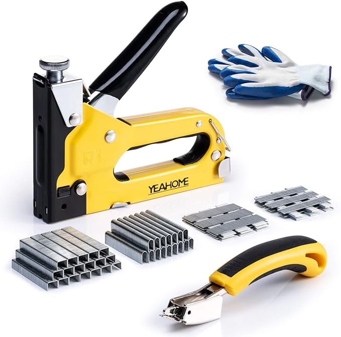 Upholstery 4 in 1 Staple Gun Heavy Duty, by YEAHOME
