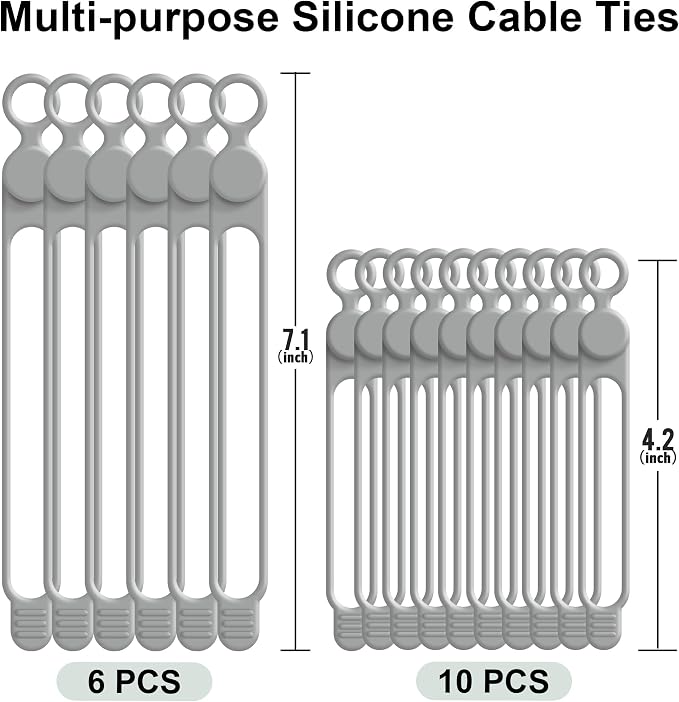Silicone Cable Ties Cord Organizer - Image 6