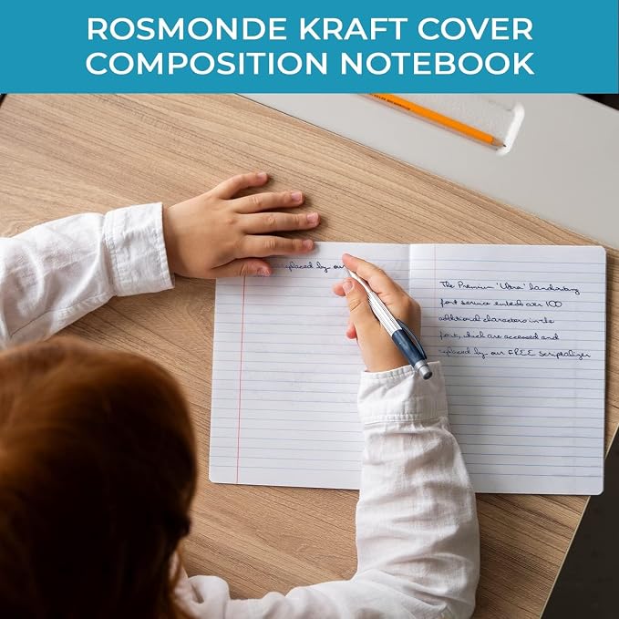 Rosmonde Bulk Kraft Notebook A5, 50 Pack, 120 Pages Extra Thick Notebook - Image 8