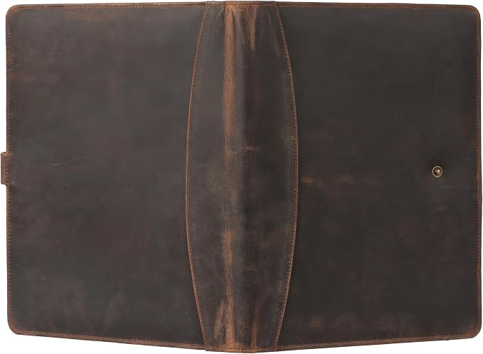 KomalC Leather Portfolio Folder - Image 5