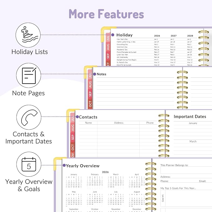 Forvencer Academic Planner 2026-2027, July 2026-June 2027 Weekly & Monthly - Image 5