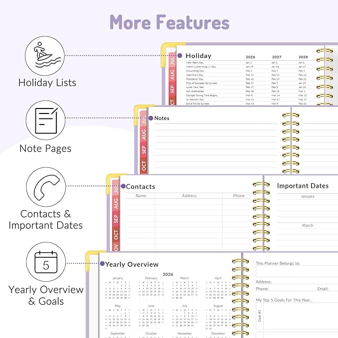 Forvencer Academic Planner 2026-2027, July 2026-June 2027 Weekly & Monthly - Image 5
