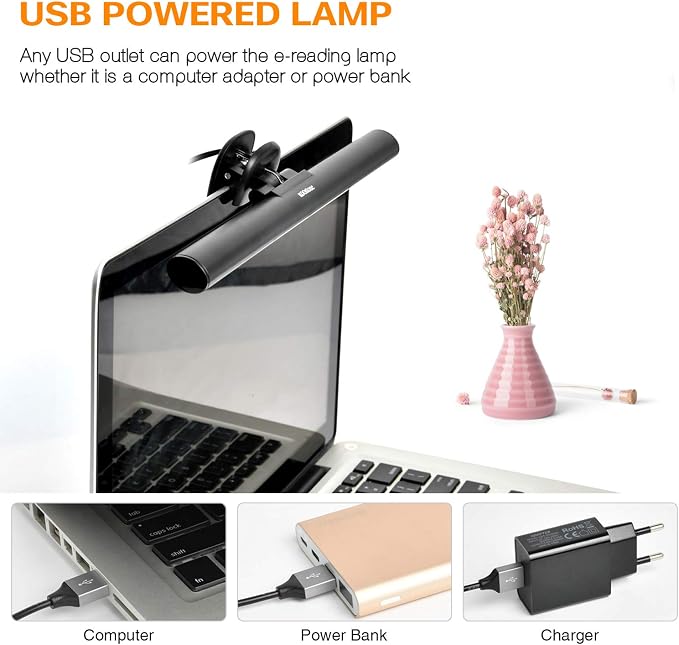 Monitor Light, Screen Light Bar Computer e-Reading LED Task Lamp, 3 Color Modes - Image 5
