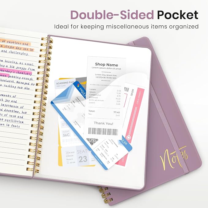 ZOTIA Lined Spiral Journal Notebook - Image 5