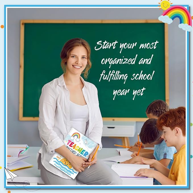 Fuyoooo Teacher Record Book Teacher Grade Books 2026-2027 Spiral Bound Record - Image 6