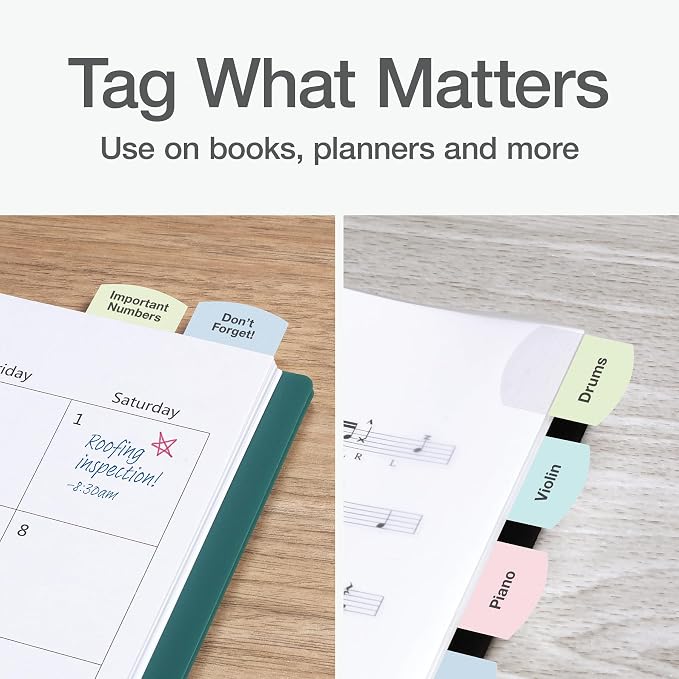 Redi-Tag Laser Printable Tabs, Permanent Index Tabs, Customizable Adhesive - Image 6