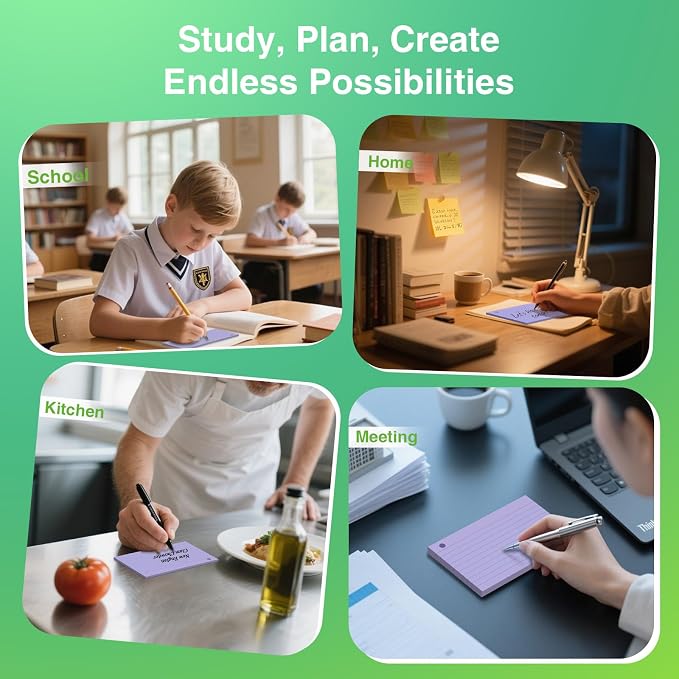 250 Count Purple Index Cards - Image 7