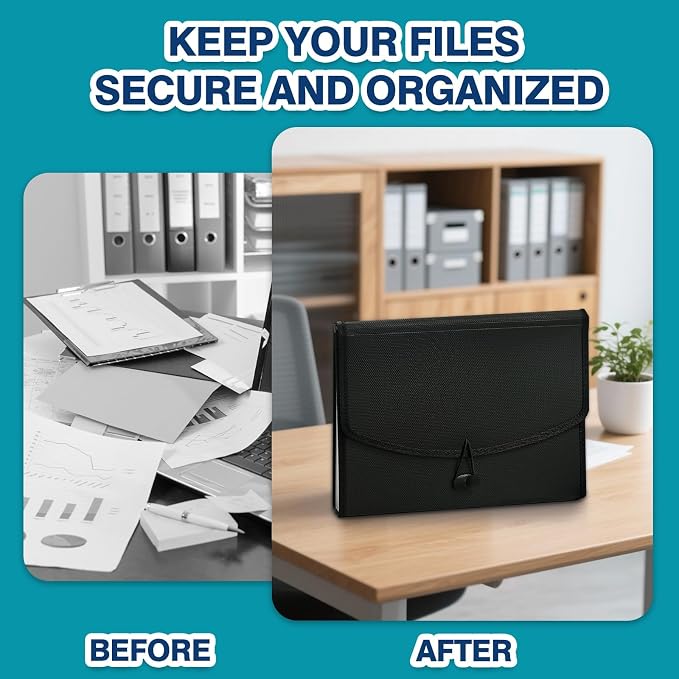 H4D 13-Pocket Accordion File Organizer - Image 6