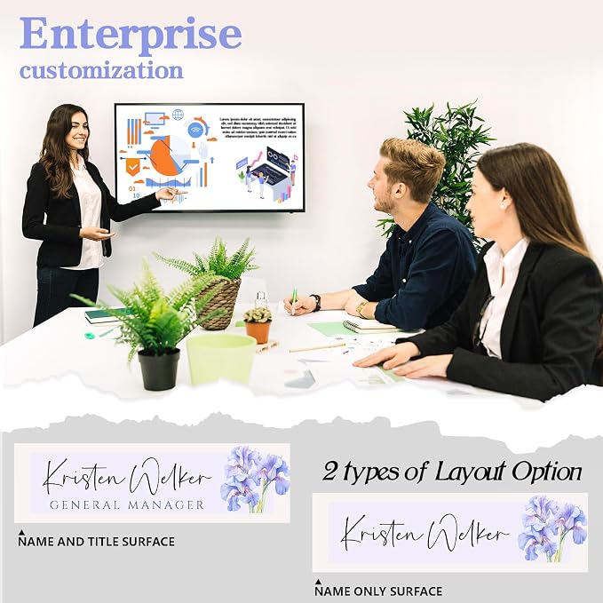 Desk Name Plate Personalized, Custom Name Plate - Image 5