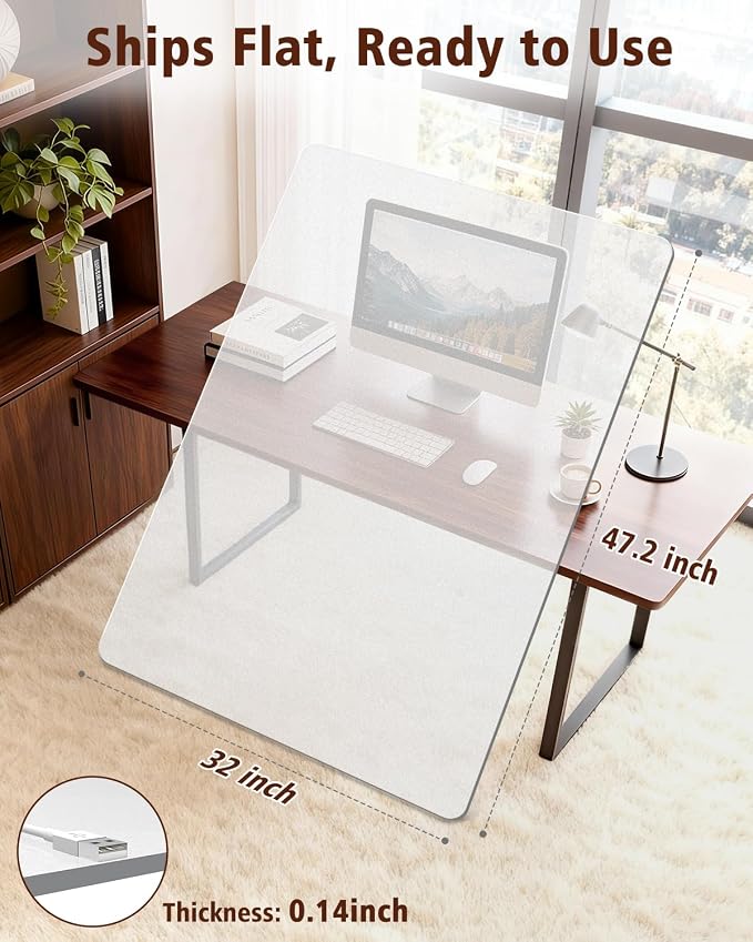 Soimeat Hard Frosted Office Chair Mat - Image 2