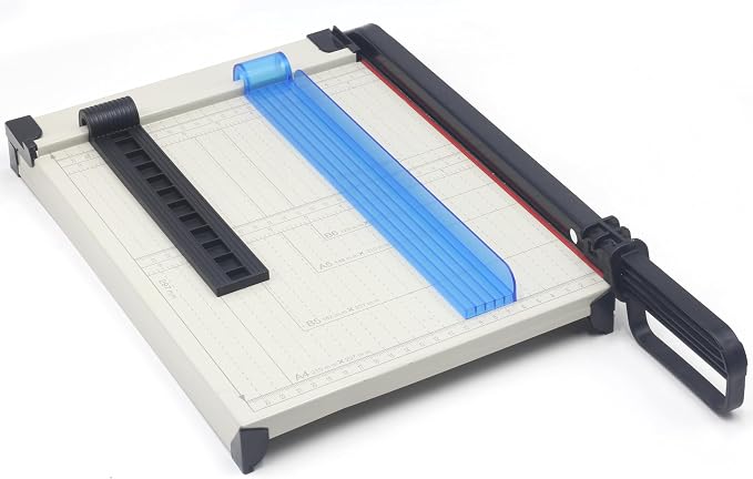 TEXALAN Paper Cutter Letter Size Paper Trimmer 12” Cut Length 12 Sheet Capacity - Image 6