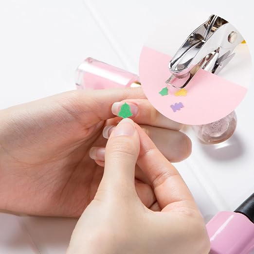 Zonon 3 Pcs Hole Punch Shapes Single Hole Paper Punchers - Image 5