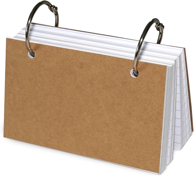 Olivo Index Card Binder Refills, 2 Holes Punched by Unknown