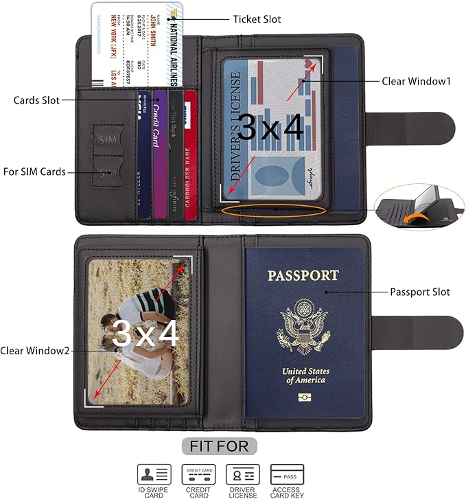 Melsbrinna Rfid Passport Holder - Image 3