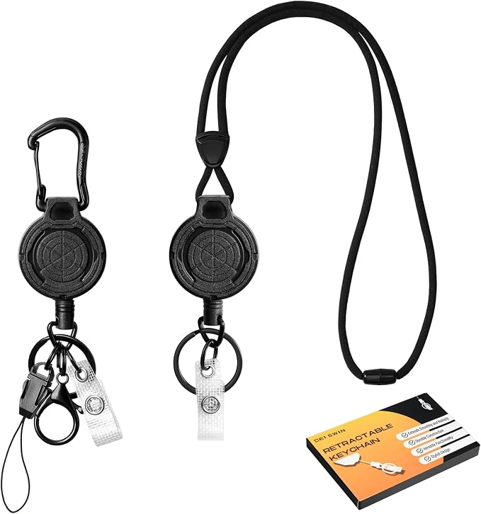 DELSWIN Heavy Duty Retractable Lanyard by DELSWIN