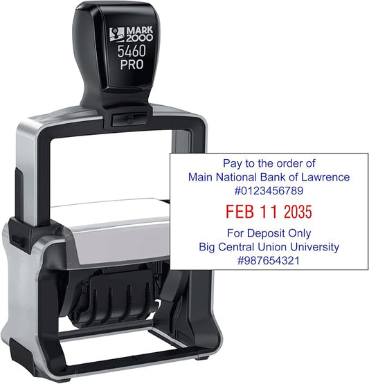 Mark 2000 5460 Professional Self Inking Date Stamp by Mark2000
