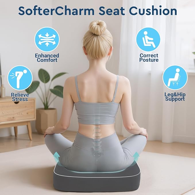 Seat Cushion, Memory Foam Office Chair Cushions - Image 6