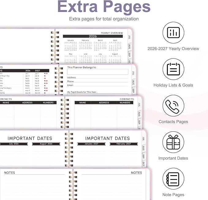 Planner 2026-2027, Weekly and Monthly Academic Planner, July 2026 - Image 5