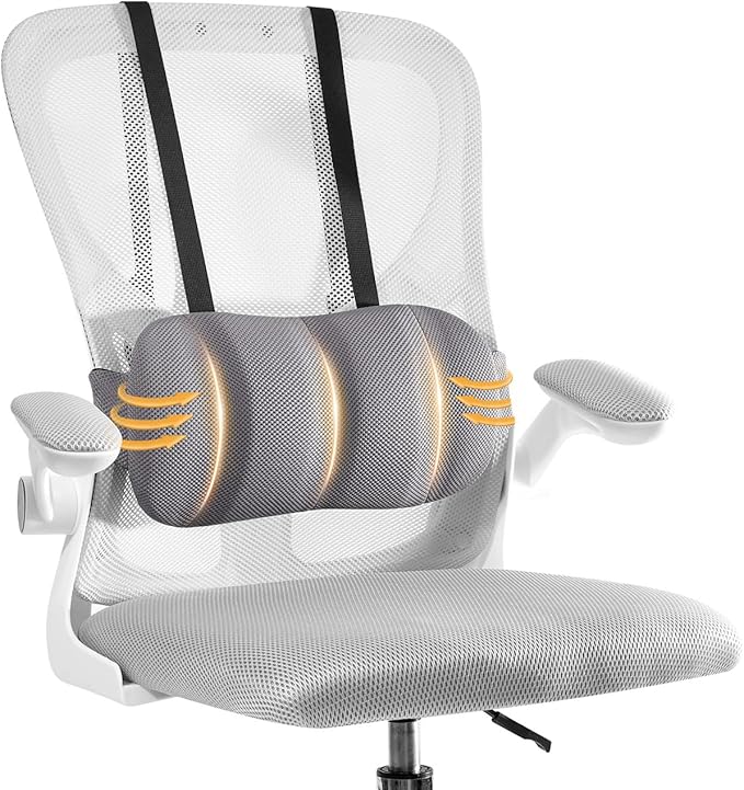 Lumbar Support Pillow for Car, Back Support for Car Seat Cushion, Adjustable by Unknown