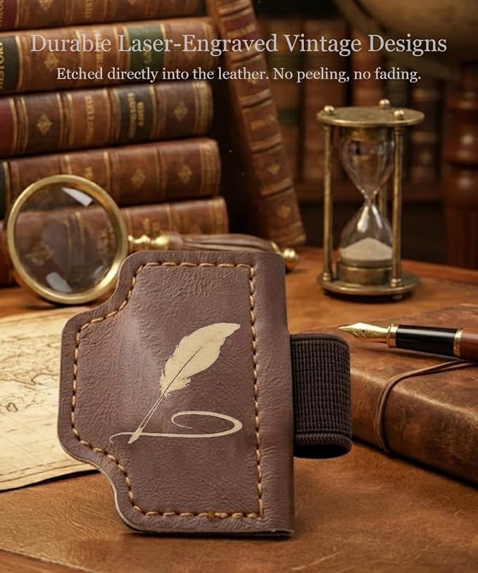 3-Pack Magnetic Leather Bookmarks - Image 4