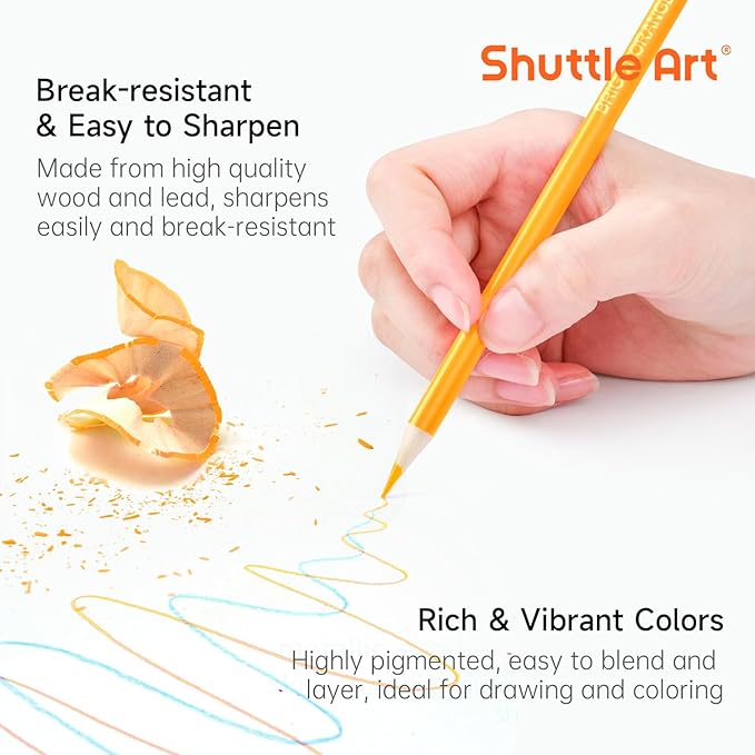 Shuttle Art 80 Colored Pencils, Colored Pencils - Image 5